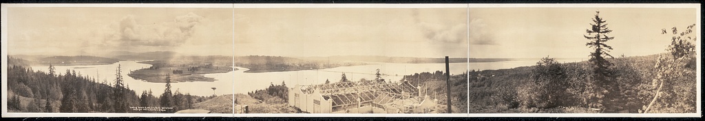 Looking south from City Park, Astoria