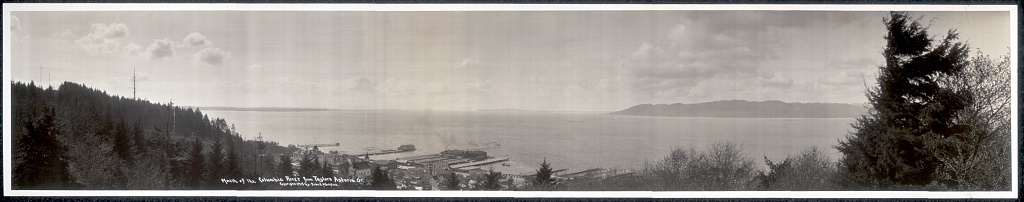 Mouth of the Columbia River from Taylor's Astoria, Or.